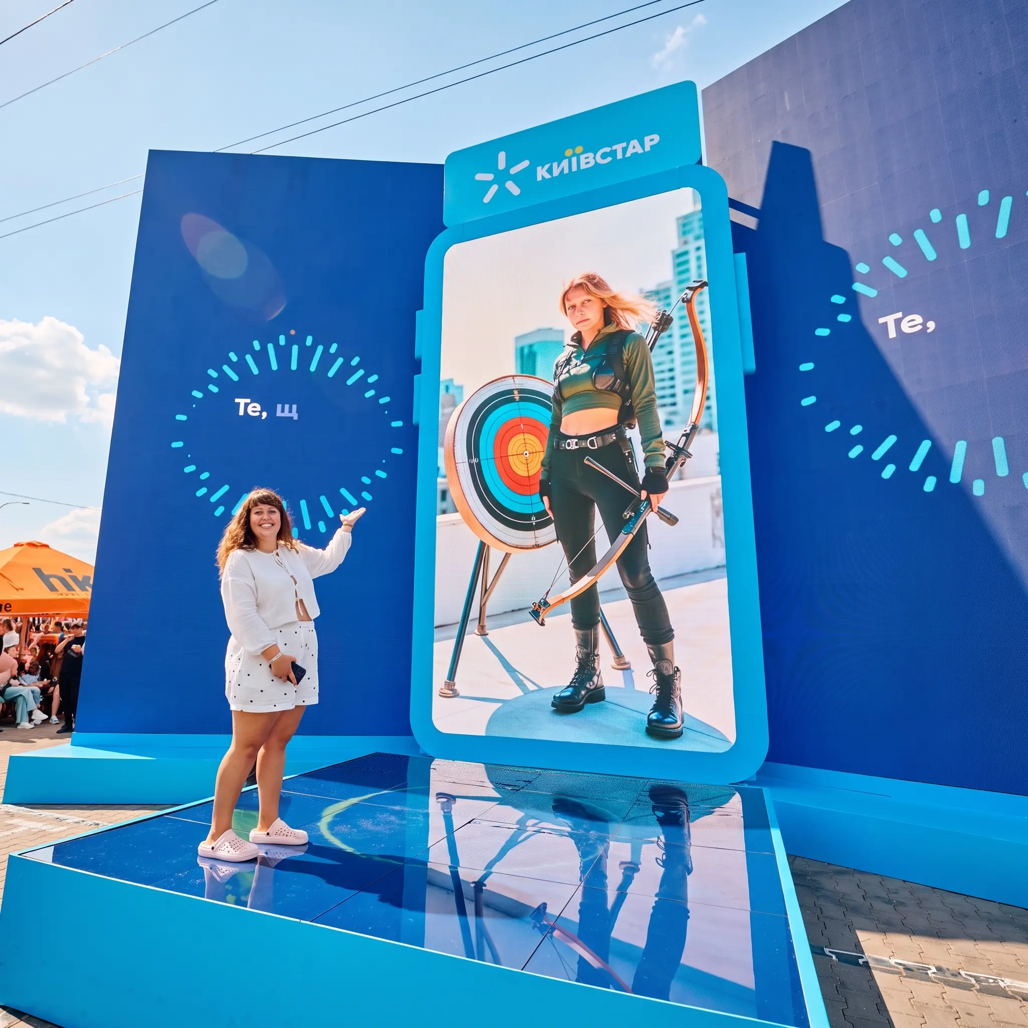 Kyivstar interactive photo zone